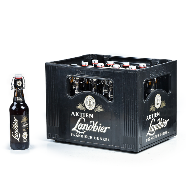 Aktien Landbier fränkisch dunkel Bügelflasche 20 x 0,5l