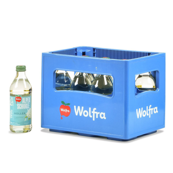 Wolfra Alpenschorle Holler 11 x 0,33l