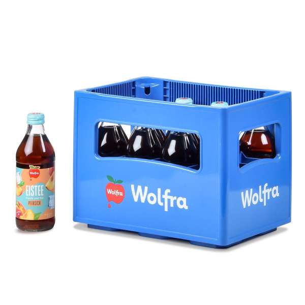 Wolfra Eistee Pfirsich 11 x 0,33l