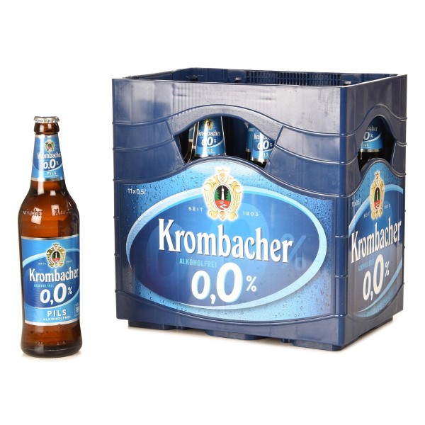 Krombacher Pils 0,0% alkoholfrei 11 x 0,5l