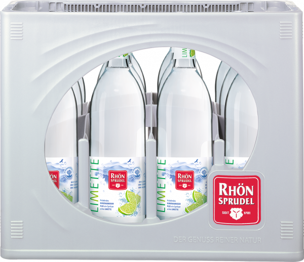 Rhönsprudel Mineralwasser + Limette 12 x 0,75l