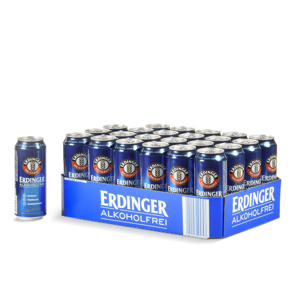 Erdinger alkoholfrei Dose 24 x 0,5l