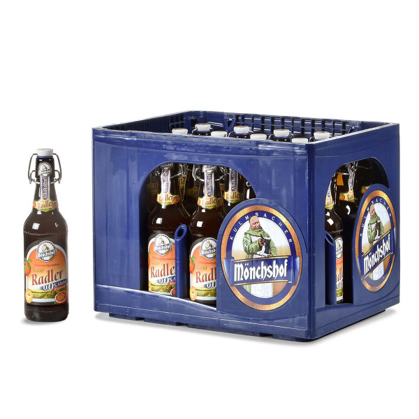 Mönchshof Natur Radler Blutorange 0,0% alkoholfrei 20 x 0,5l