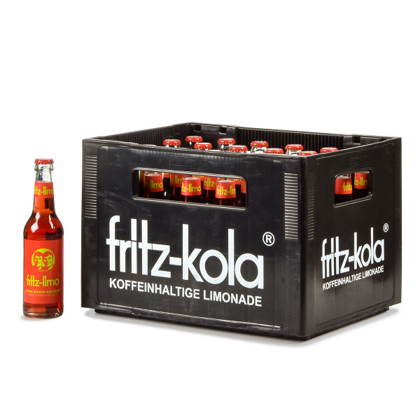Fritz-limo Apfel Kirsch Holunder 24 x 0,33l
