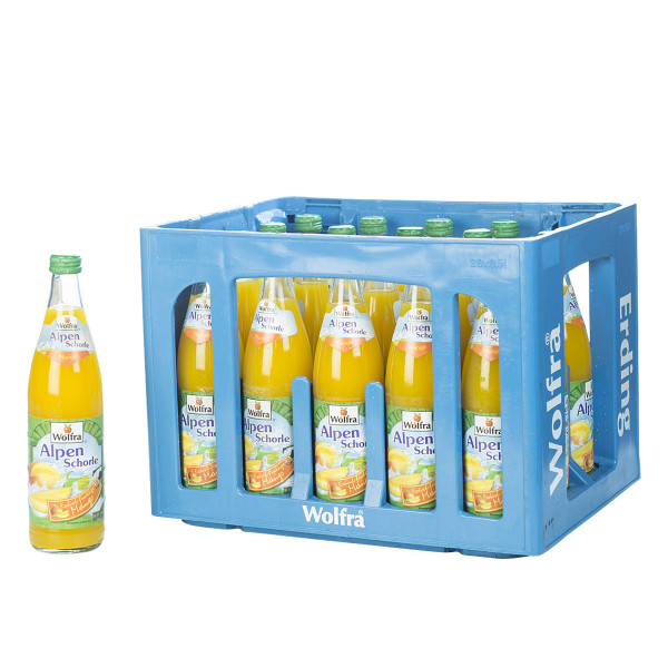 Wolfra Alpenschorle Mango 20 x 0,5l