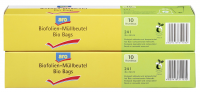 aro Biofolien Müllbeutel 45 x 60 cm 24 l aus nachwachsenden Rohstoffen - 2 x 10 Stück aro Biofolien Müllbeutel 45 x 60 cm 24 l aus nachwachsenden Rohstoffen - 2 x 10 Stück