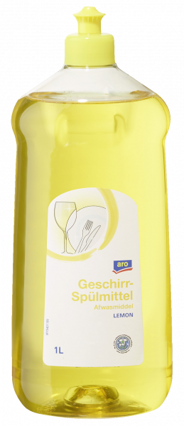 aro Geschirrspülmittel Lemon flüssig 1 l Flasche