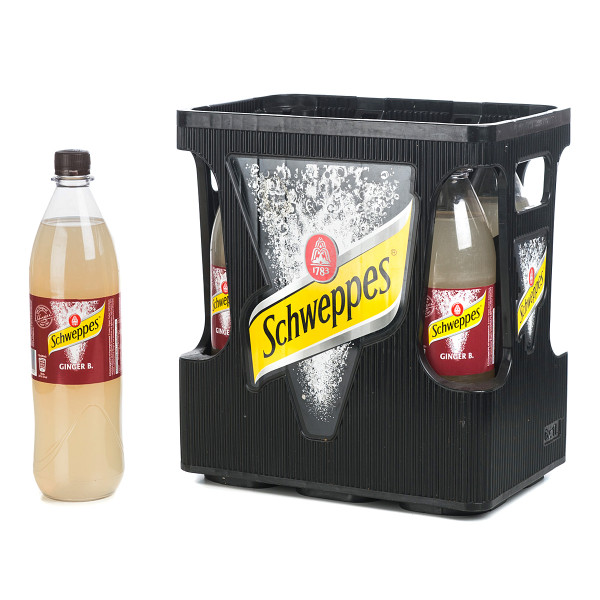 Schweppes Ginger B. in der 1l PET-Flasche