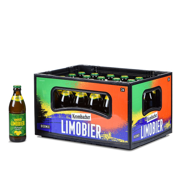 Krombacher Limobier Zitrone 24 x 0,33l