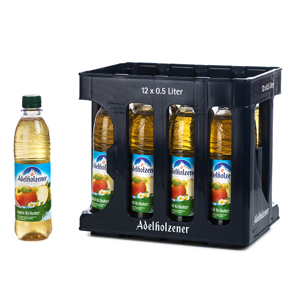 Adelholzener Apfel Kräuter 12 x 0,5l PET