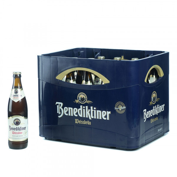 Benediktiner Weißbier naturtrüb 20 x 0,5l