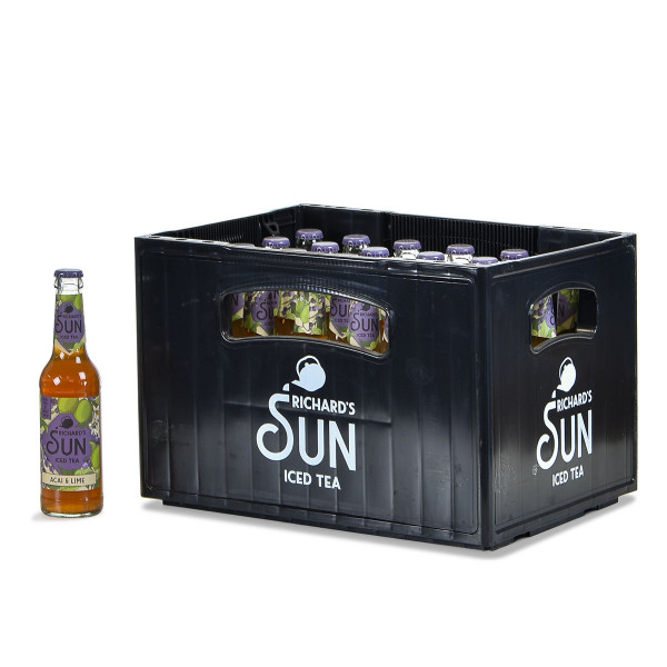 Richard`s Sun Iced Tea Acai-Lime 24 x 0,33l