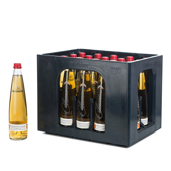 Adelholzener Gastro Classic Bio Apfel in der 0,75l Glasflasche