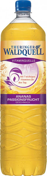 Thüringer Waldquell Vitaminquelle Ananas-Passionfrucht 6 x 1,5l