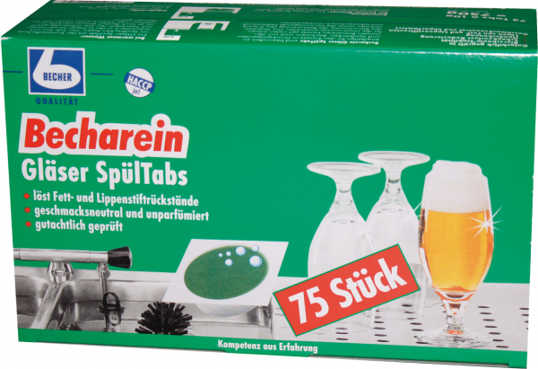 Dr. Becher Becharein Gläser-Spül-Tabletten fest, Tab