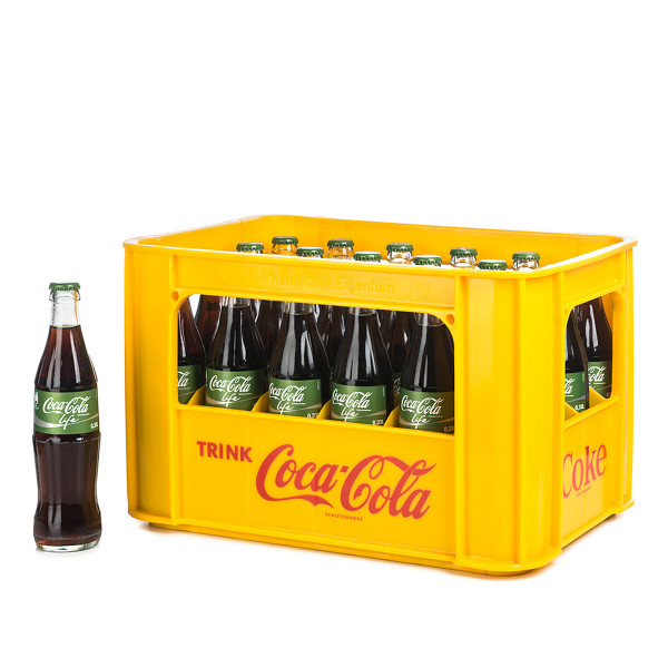 Coca Cola life in der 0,33l Flasche 