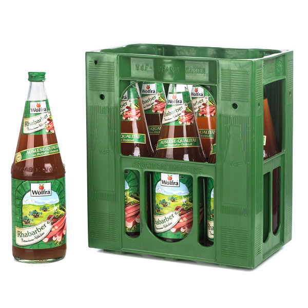 Wolfra Rhabarber 6 x 1l