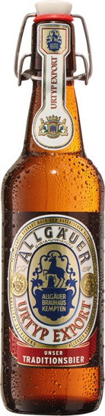 Allgäuer Brauhaus Urtyp Export Bügelflasche 20 x 0,5l