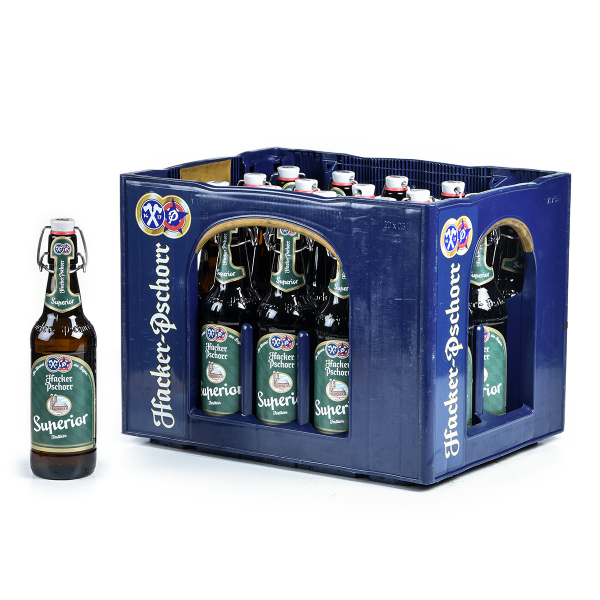 Hacker-Pschorr Superior Bügelflasche 20 x 0,5l