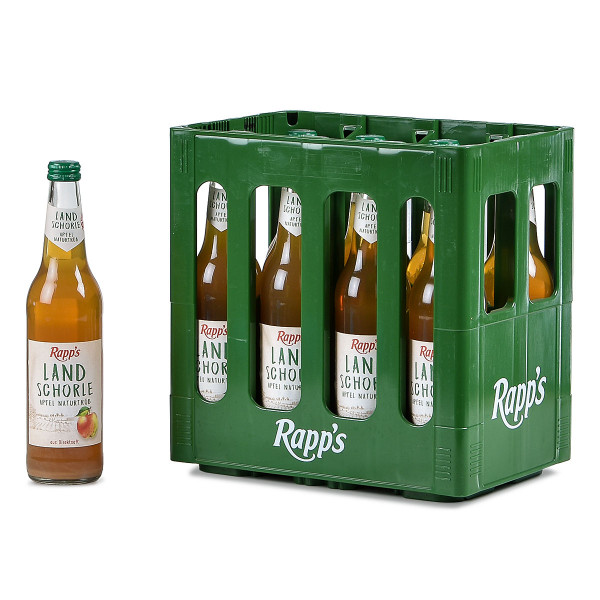 Rapp's Landschorle Apfel naturtrüb 10 x 0,5l