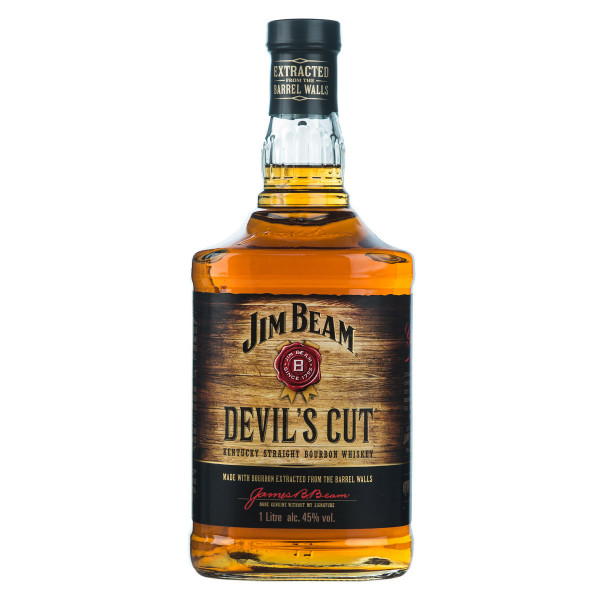 Jim Beam Devils Cut Bourbon Whiskey 1l