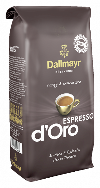 Dallmayr Espresso dOro ganze Bohnen 1 kg Beutel