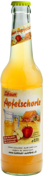 Lütauer Apfelschorle 24 x 0,33l