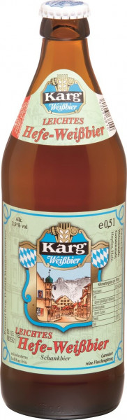 Karg Leichtes Hefe-Weißbier 20 x 0,5l