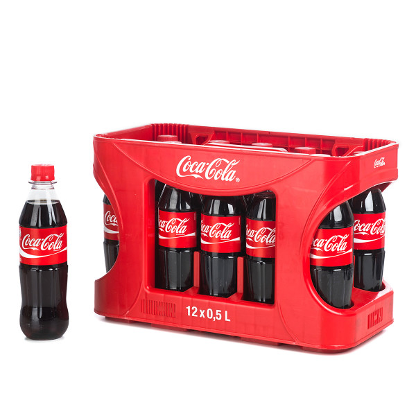Coca Cola in der 0,5l PET Flasche