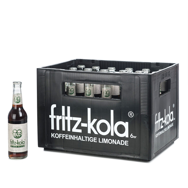 Fritz-Kola Stevia in der 0,33l Glasflasche