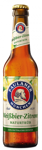 Paulaner Weißbier-Zitrone Naturtrüb "Russ" 24 x 0,33l