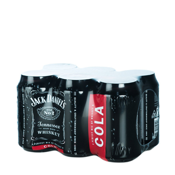 Jack Daniels & Cola Mix 6 x 0,33l