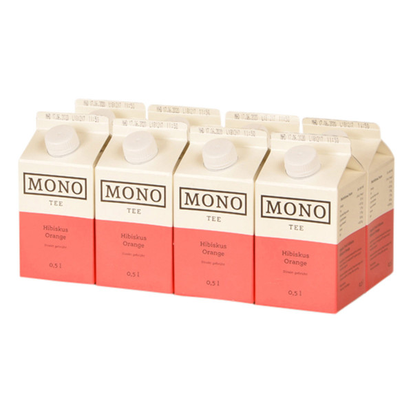 Mono Tee Hibiskus Orange 8 x 0,5l