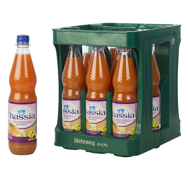 Hassia Pink Grape Schorle 12 x 0,75l