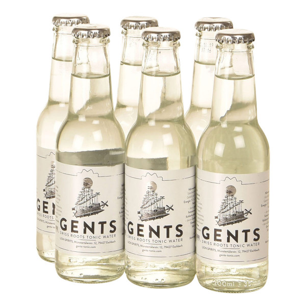 Gents Swiss Roots Tonic Water 6 x 0,2l