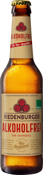 Riedenburger Dinkelbier alkoholfrei 10 x 0,33l