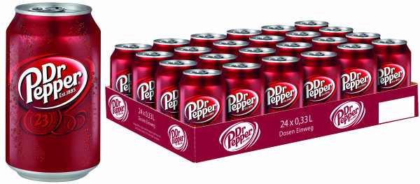 Dr. Pepper Dosen 24 x 0,33l