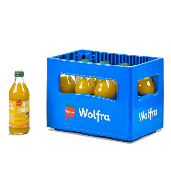 Wolfra Alpenschorle Mango 11 x 0,33l