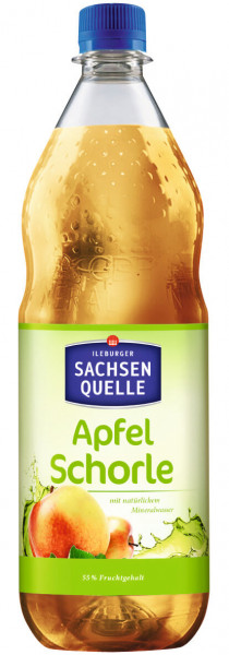 Ileburger Sachsenquelle Apfelschorle 12 x 1l