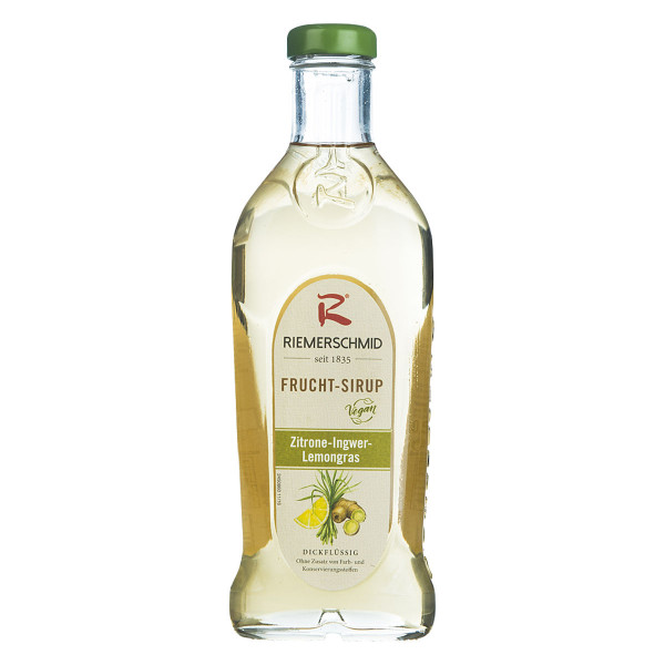 Riemerschmid Zitrone-Ingwer-Lemongras Sirup 0,5l