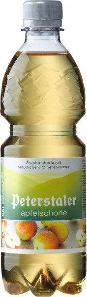 Peterstaler Apfelschorle 20 x 0,5l