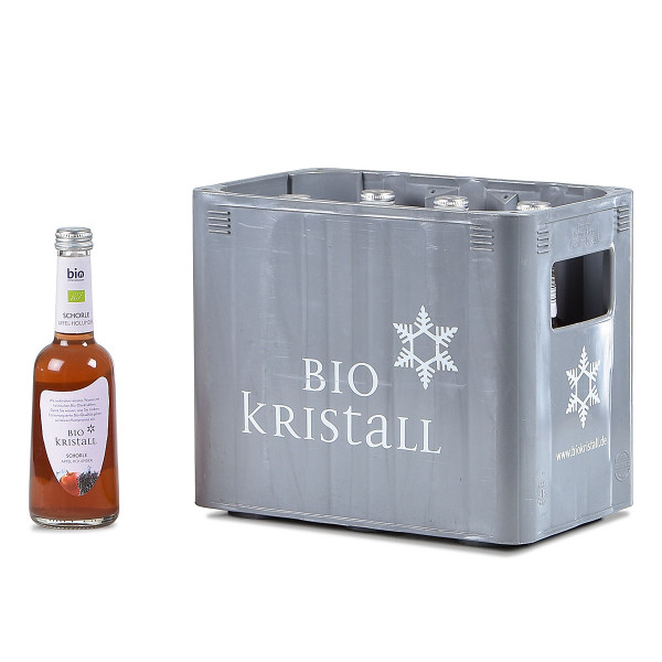 Biokristall Apfel-Holunder 10 x 0,33l