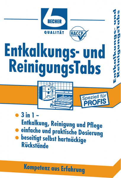 Dr. Becher Entkalkungs- und Reinigungs Tabs fest, Tabs