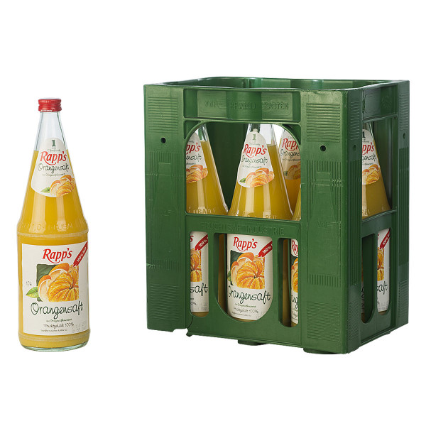 Rapp's Orangensaft 6 x 1l