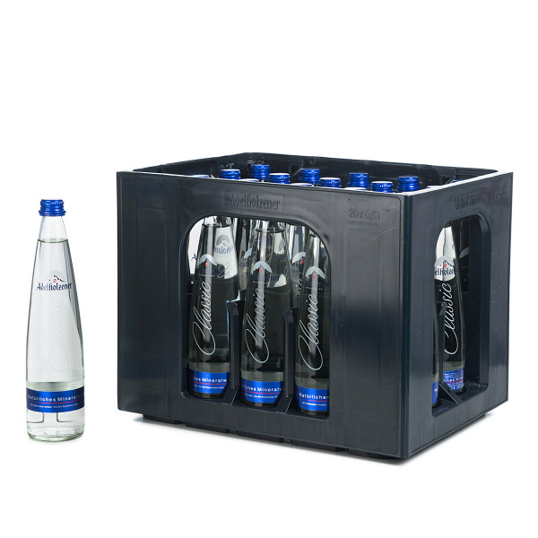 Adelholzener Gastro Classic naturell in der 0,75l Glasflasche