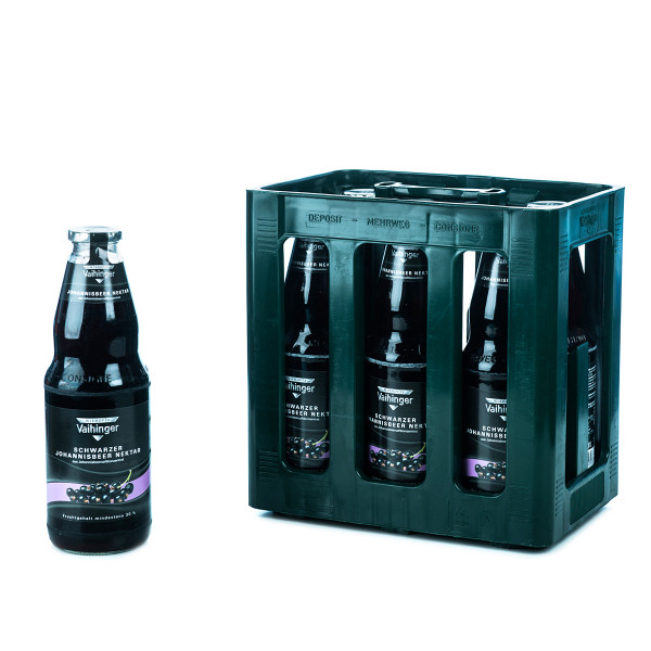 Vaihinger Schwarze Johannisbeere 6 x 1l