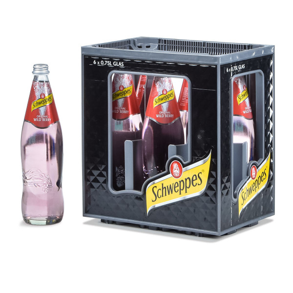 Schweppes Wild Berry 6 x 0,75l