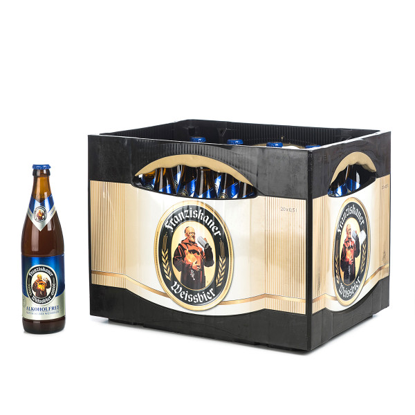 Franziskaner Hefe-Weißbier Alkoholfrei 20 x 0,5l