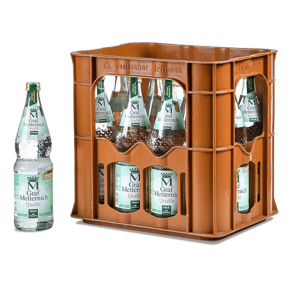 Graf Metternich Brunnen Classic 12 x 0,7l Glas