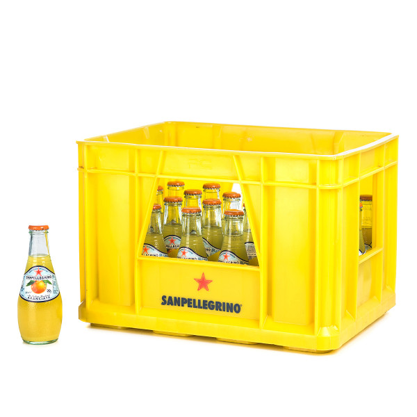 San Pellegrino Aranciata in der 0,25l Glasflasche